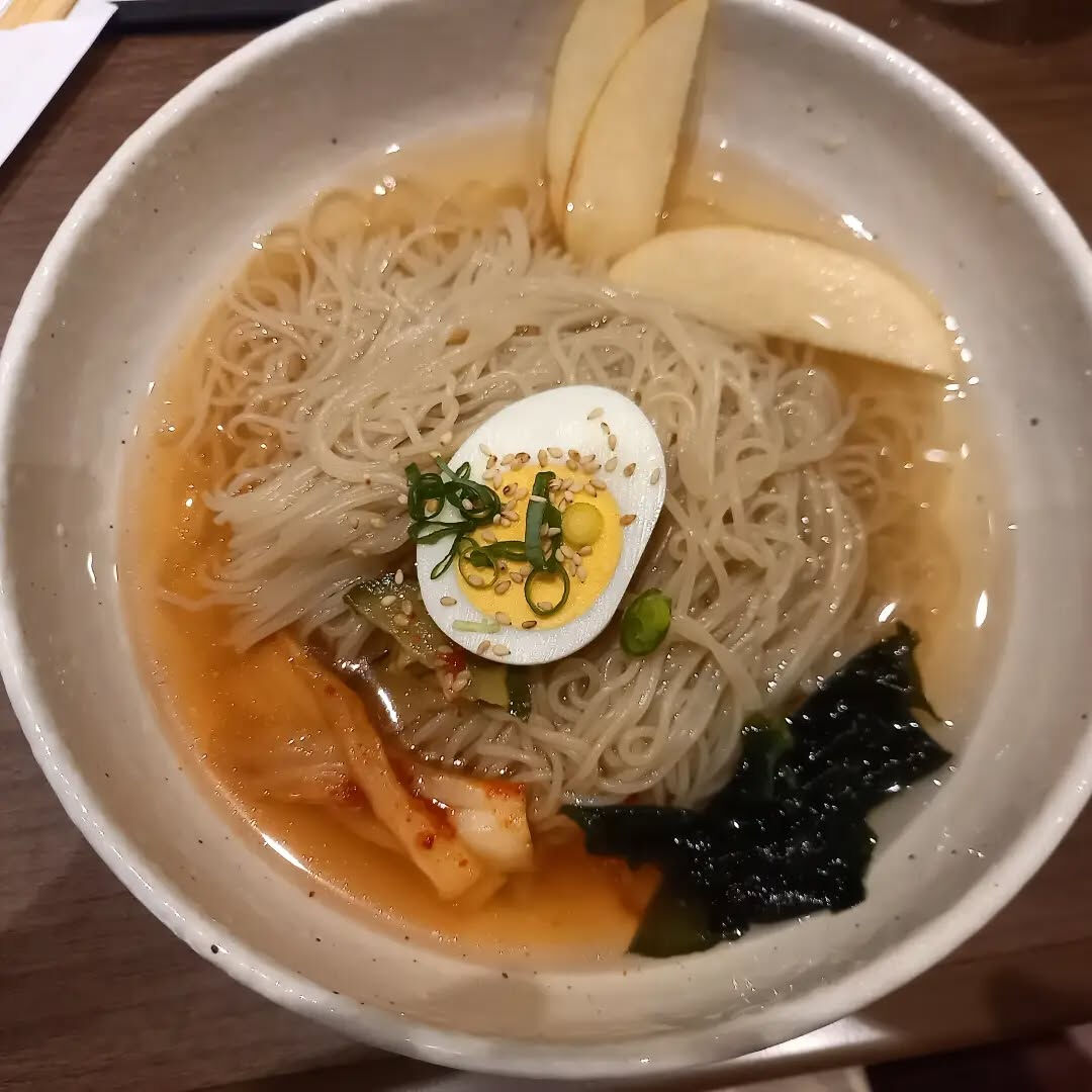 冷麺お昼に食べました